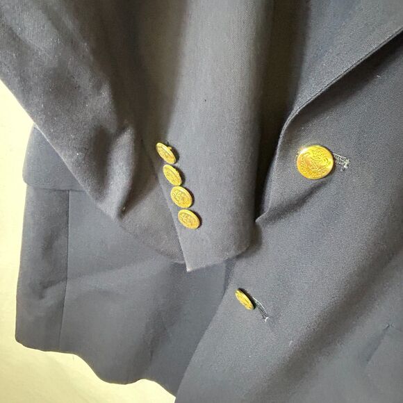 Hart Schafner & Marx Nordstrom Classic Navy Wool Blazer Size 42XL - Picture 5 of 15